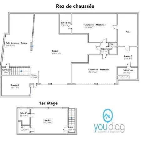 Appartamento Maison-atelier 3bd Et 3ba Avec Patio Fleuri Au Pied De Montmartre *